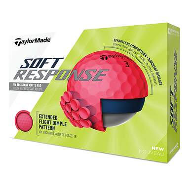 TaylorMade Soft Response Red Golf Balls
